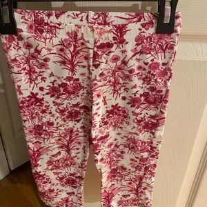 Kids Gucci floral cropped leggings